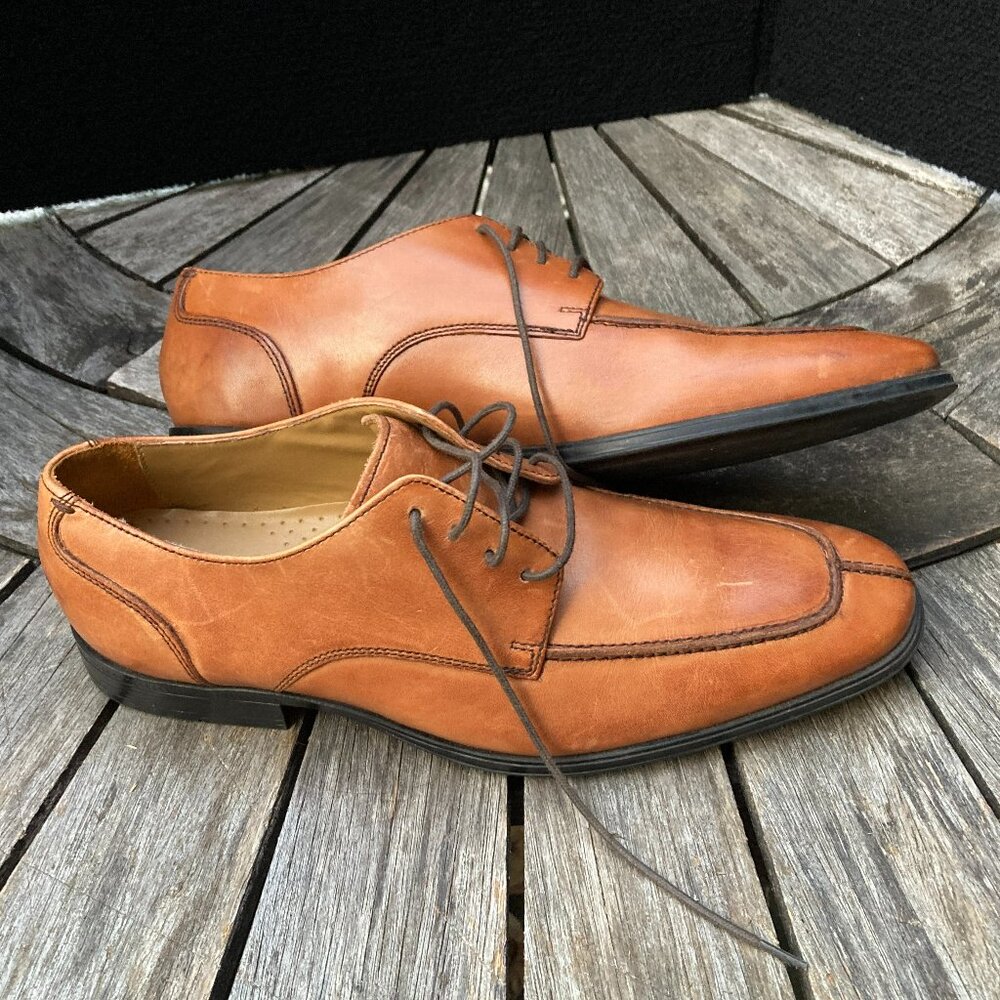 cole haan derby oxford tan 8 m